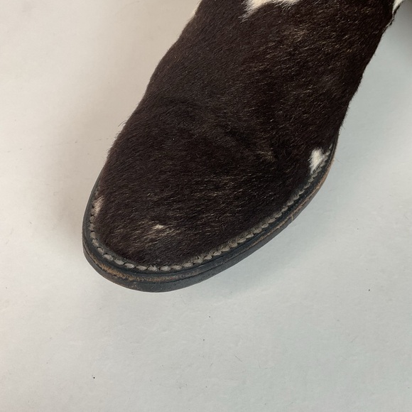 Vintage Larry Mahan Cow Hair Cowgirl Pony Boots 8 B - Picture 11 of 16